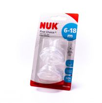 NUK FC PLUS TEAT SILICONE S-2 (M) 2PC