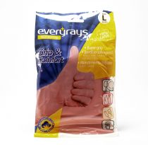 EVERYRAY HOUSEHOLD LATEX GLOVE SIZE-L