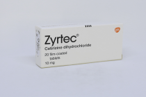 ZYRTEC 10 MG TABLET 20 S
