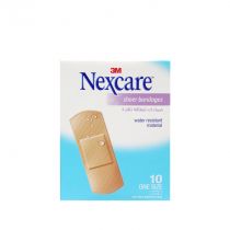 NEXCARE 656-10 SHEER BANDAGES 72X25MM 10'S 501290