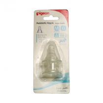 PIGEON SILICONE NIPPLE S- (M) 2PC/BL CARD 39289