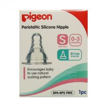 PIGEON SILICONE NIPPLE S- (S) 1PC/BOX 39294