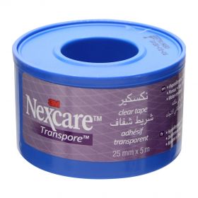 NEXCARE 3M TRANSPORE 2208-0 25MMX5M 500039